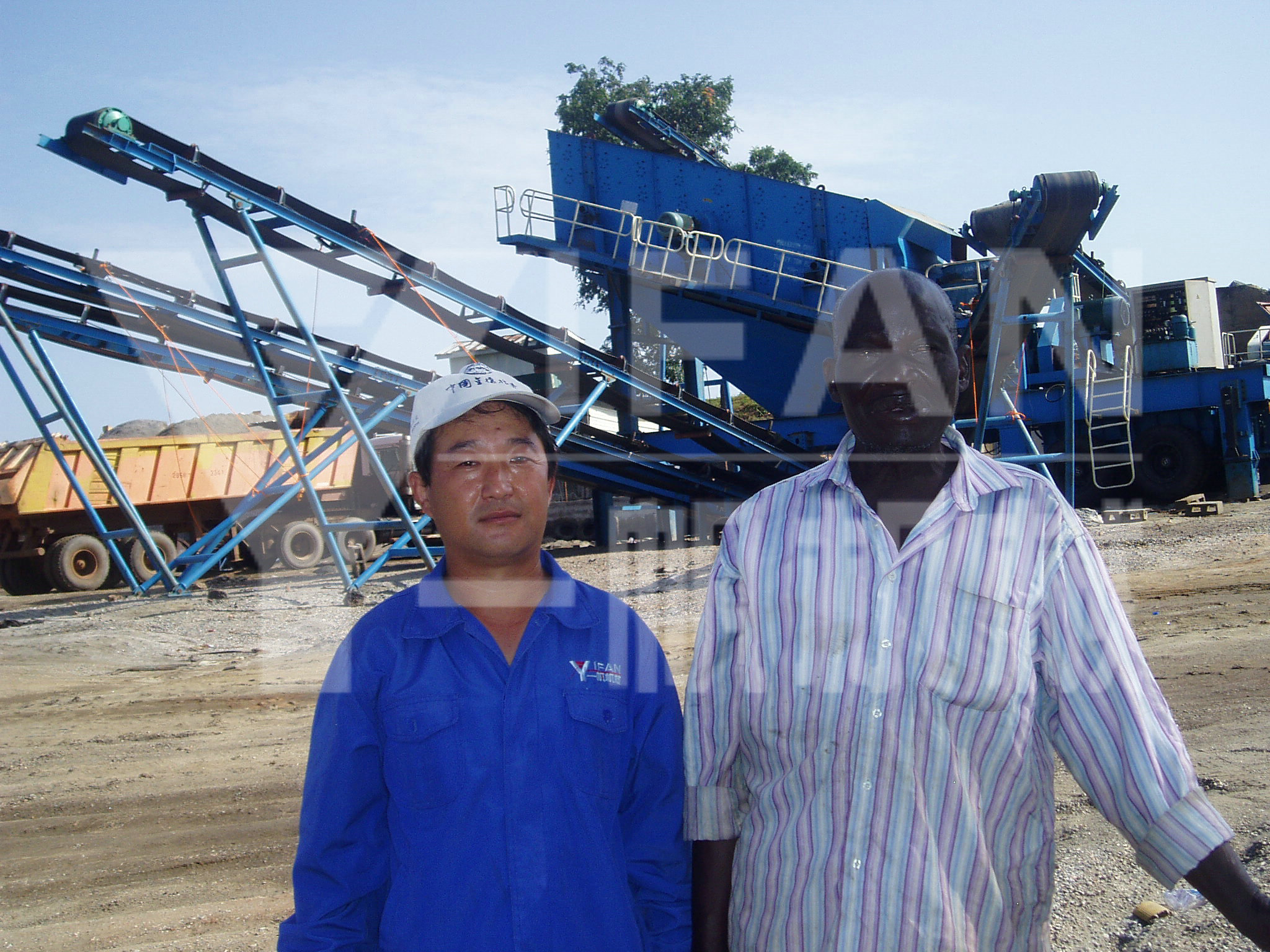 Portable Plants Employed In Africa --YIFAN MACHINERY
