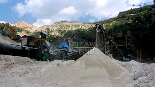 150 tons per hour of sand production line in Malaysia